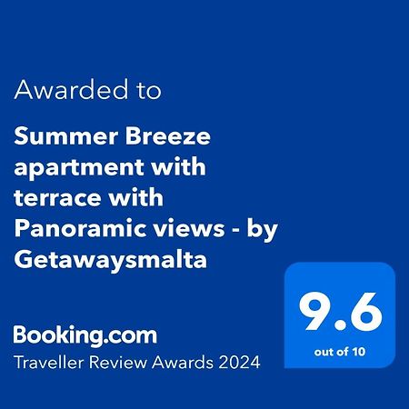 Summer Breeze Apartment With Terrace With Panoramic Views - By Getawaysmalta Mellieħa Eksteriør bilde