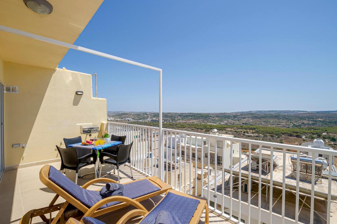 Summer Breeze Apartment With Terrace With Panoramic Views - By Getawaysmalta Mellieħa Eksteriør bilde