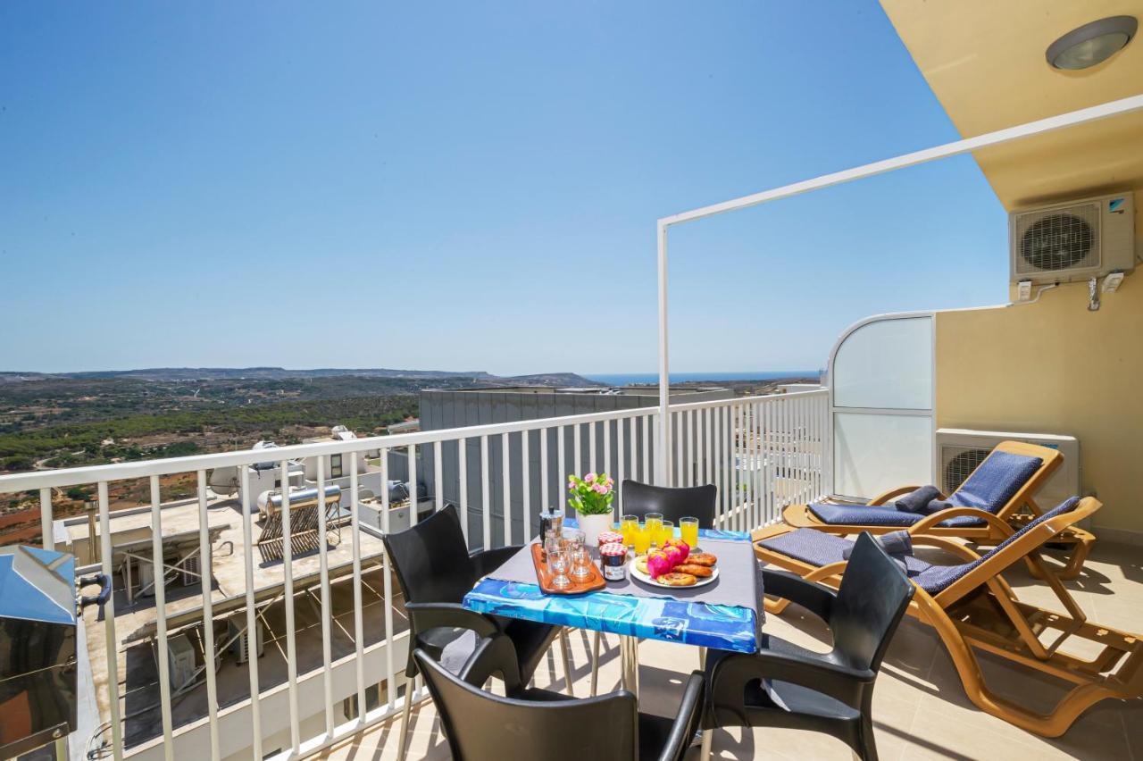 Summer Breeze Apartment With Terrace With Panoramic Views - By Getawaysmalta Mellieħa Eksteriør bilde