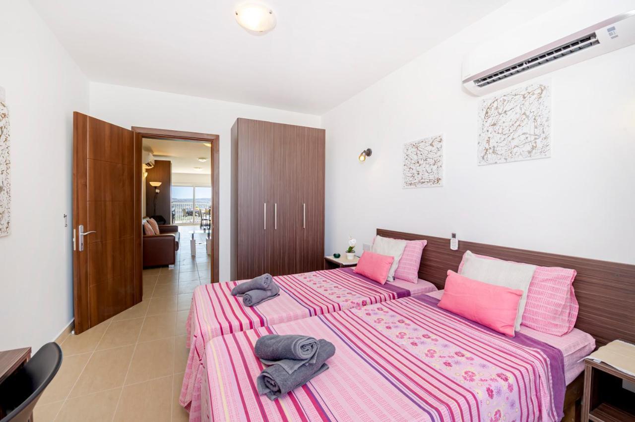 Summer Breeze Apartment With Terrace With Panoramic Views - By Getawaysmalta Mellieħa Eksteriør bilde