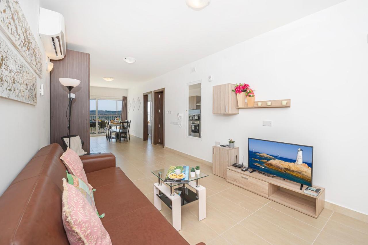 Summer Breeze Apartment With Terrace With Panoramic Views - By Getawaysmalta Mellieħa Eksteriør bilde